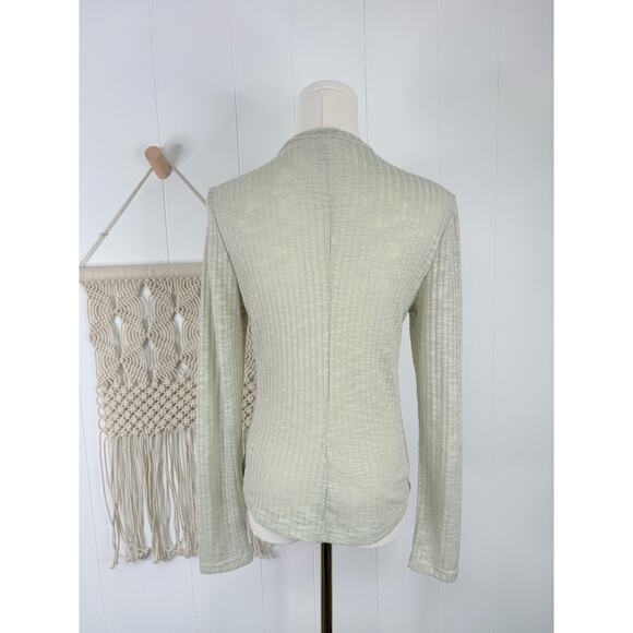Intimately Free People Aura Layering Top Semi Sheer Long Sleeve Medium Sea Mist - Picture 8 of 11